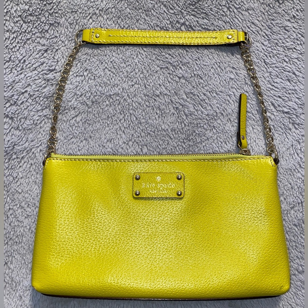 Kate Spade evening clutch with shoulder length strap
